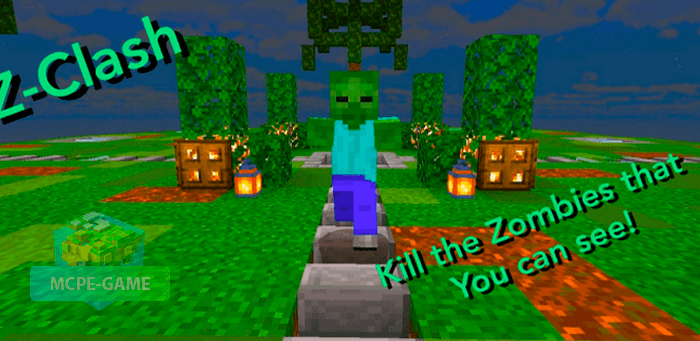 Infinity Battle Zombie Map for Minecraft PE