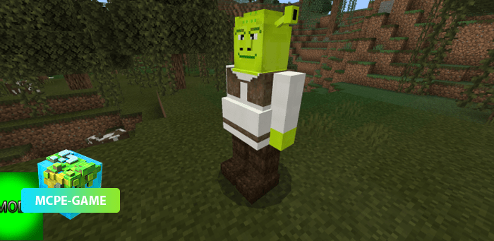 Shrek mod for Minecraft PE