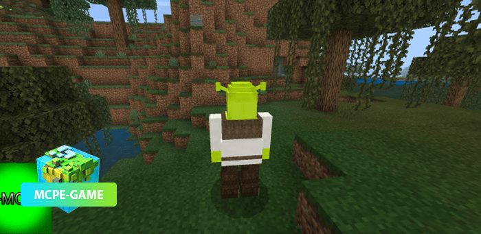 Shrek mod for Minecraft PE