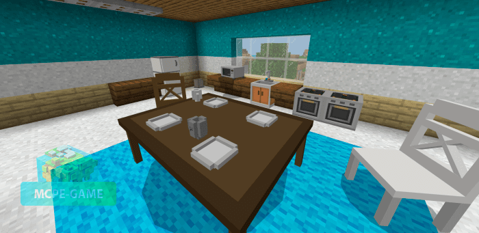 Furniture mod Umak Furniture++ for Minecraft PE
