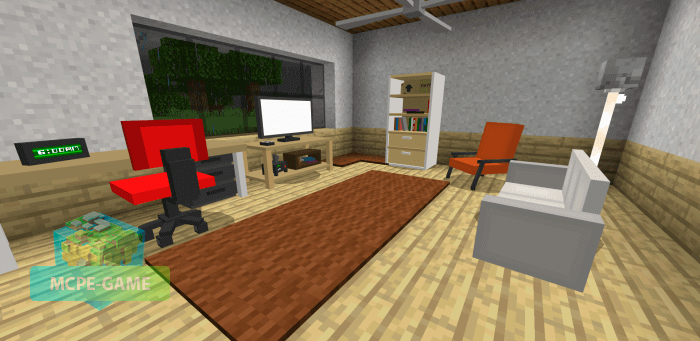 Furniture mod Umak Furniture++ for Minecraft PE