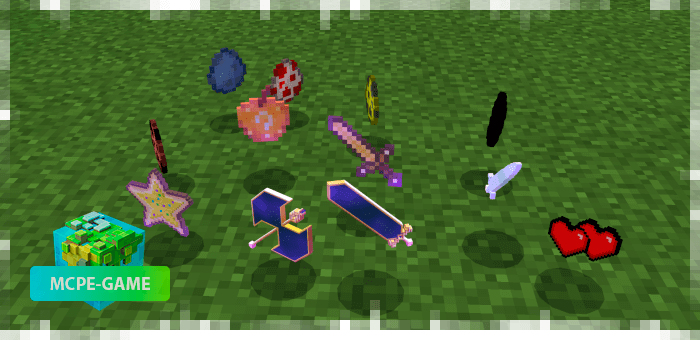 Items from the Astral Lucky Block