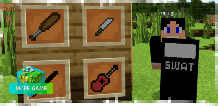 New City Life texture pack weapons for Minecraft PE