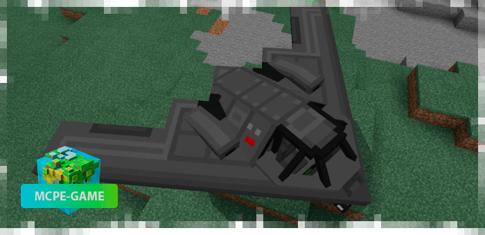 A military bomber from the PlaneCraft mod