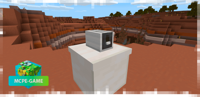 Appliances from the Potopo: Furniture mod for Minecraft PE