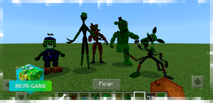 Five Nights at Freddy's 3 Mod Minecraft