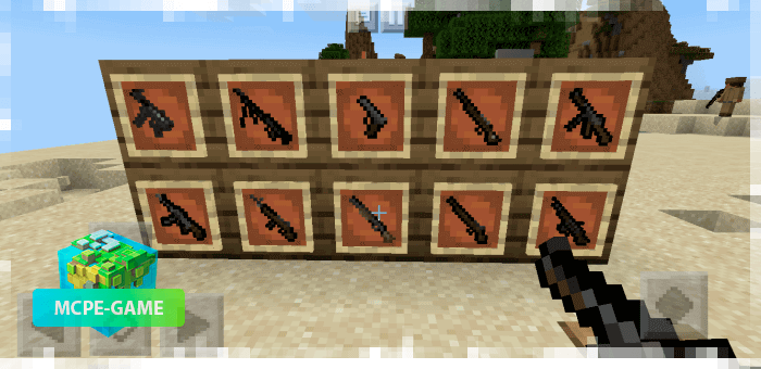 Weapons of War in Minecraft PE