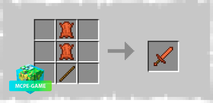 Recipe for Leather Sword Crafting
