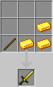 The new golden sword
