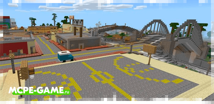 GTA San Andreas - World Map from GTA San Andreas for Minecraft