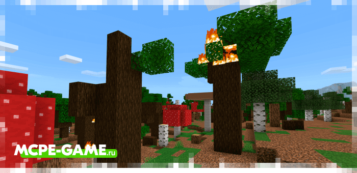 The world begins to burn with the solar apocalypse mod in Minecraft