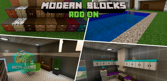 Modern Blocks Minecraft Addon / Mod