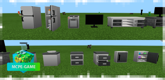 Addons and Mods with Furniture for Minecraft PE 1.17.11