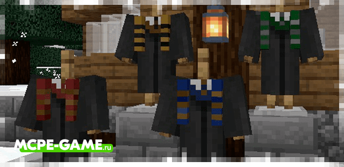 Minecraft Hogwarts Robes Add-on Download & Review | MCPE-GAME