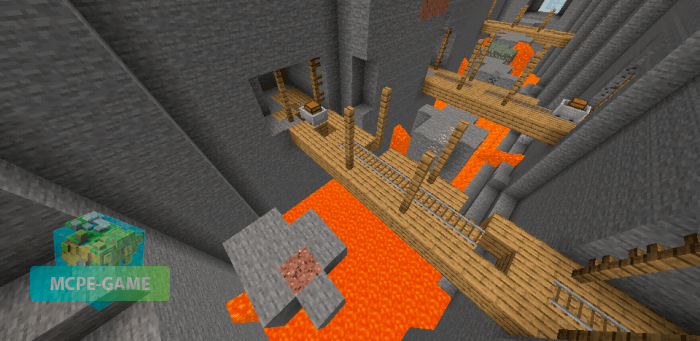 3D Parkour Map for Minecraft PE