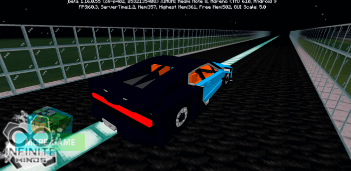 Bugatti Chiron for Minecraft PE