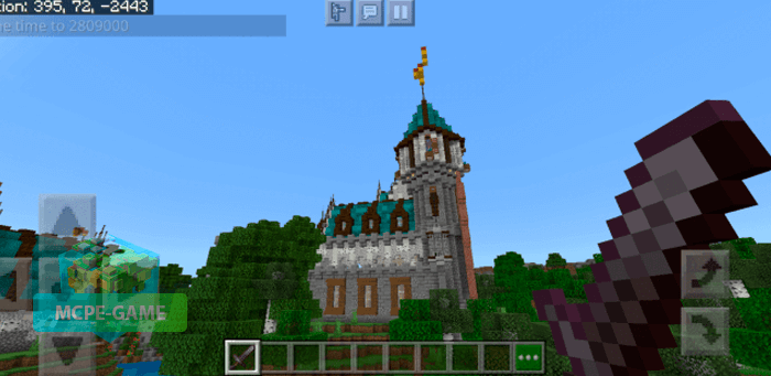 Скачать карту Fantasy Castle для Minecraft PE