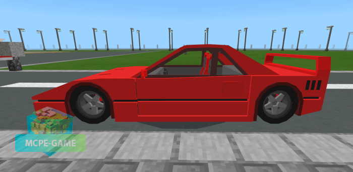 Ferrari F40 for Minecraft PE