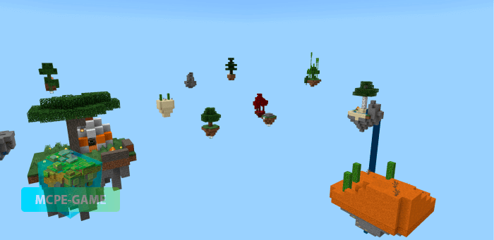 Map Soaring Blocks for Minecraft PE