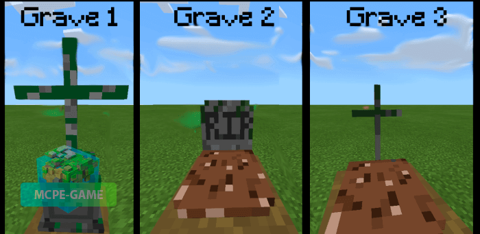 graves mod for Minecraft PE