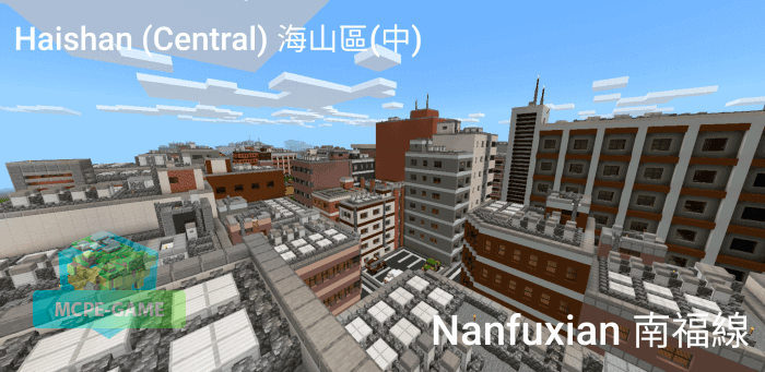 Hangshui City map for Minecraft PE