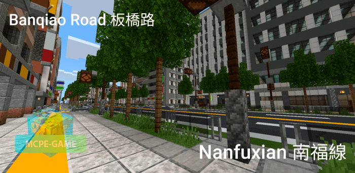 Hangshui City map for Minecraft PE