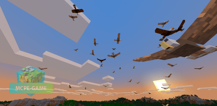 Скачать мод Hawks, Crows, Seagulls на Minecraft PE