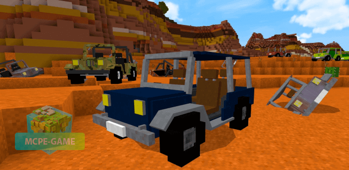 Jeep Mod for Minecraft PE