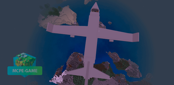 Скачать мод Luxury Plane для Minecraft PE на Андроид и iOS