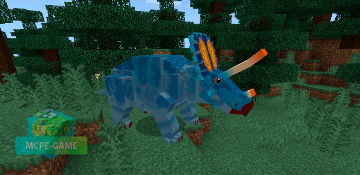 Triceratops in Minecraft PE