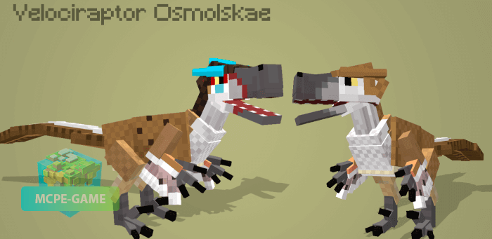 Osmolian Velociraptor in Minecraft PE