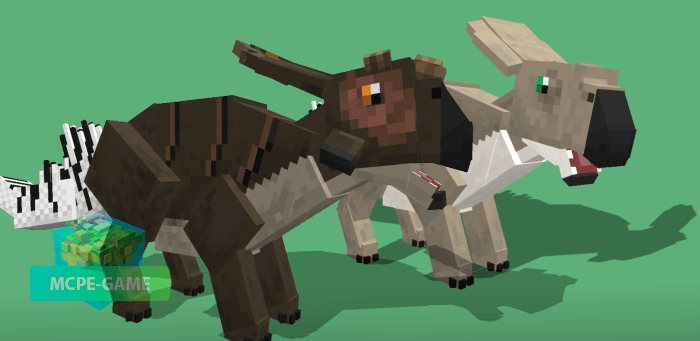 Protoceratops Hellenikorhinus in Minecraft PE