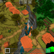 Сид на деревню с ущельем для Minecraft PE на Андроид и iOS