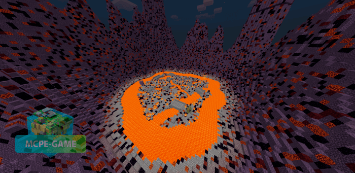 Volcano Lord mod for Minecraft PE