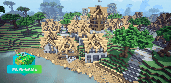 Medieval Village — Карта с красивой средневековой деревней