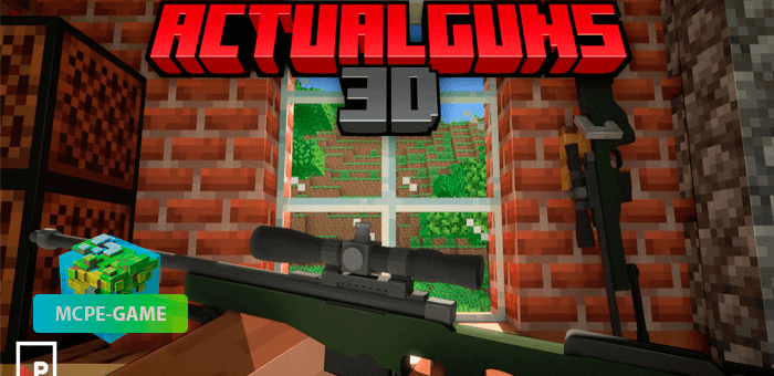 ActualGuns 3D — Мод на огнестрельное оружие с анимациями