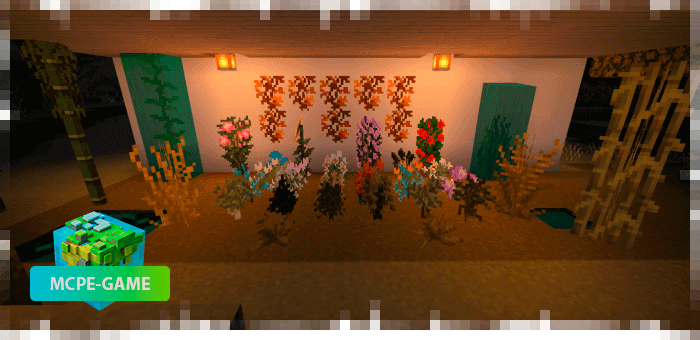 Plants from Autumn Texturepack on Minecraft PE