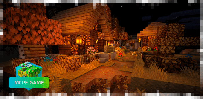 Autumn textures in Minecraft PE