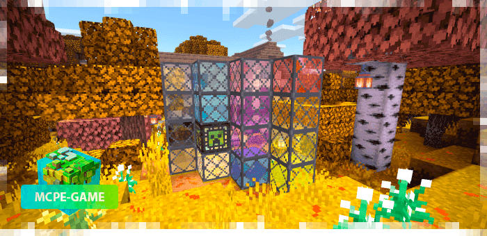 Autumn texture pack windows on Minecraft PE