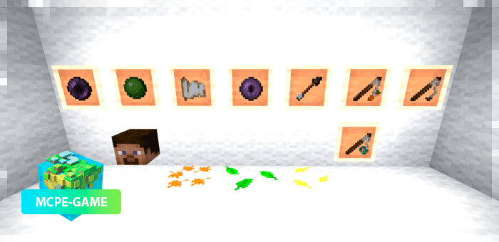 Autumn texture pack items in Minecraft PE