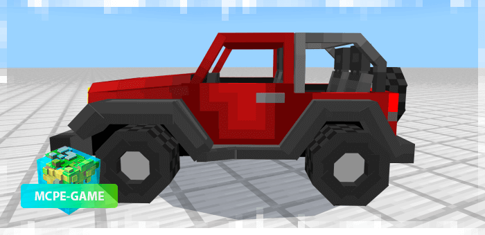 Jeep Safari Mod for Minecraft PE