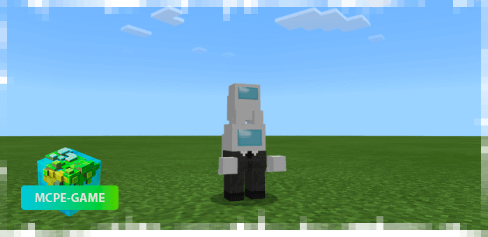 New 4D skins from Among Us mod for Minecraft PE