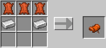 Recipe for saddle crafting for 2 players from Fast-O Miner mod