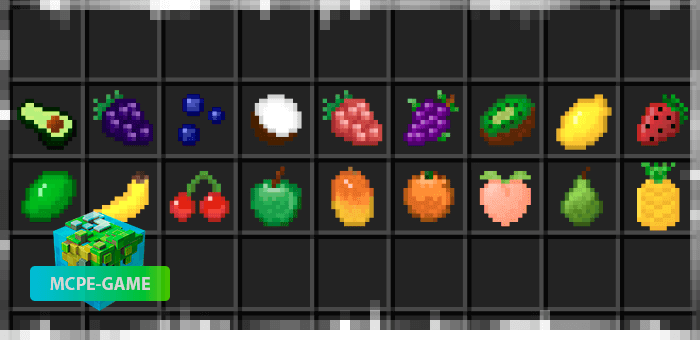 New fruits and berries from Fruit Frenzy mod