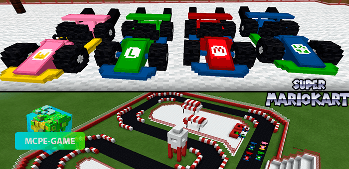 Mario Kart — Мод на гоночные карты из Марио