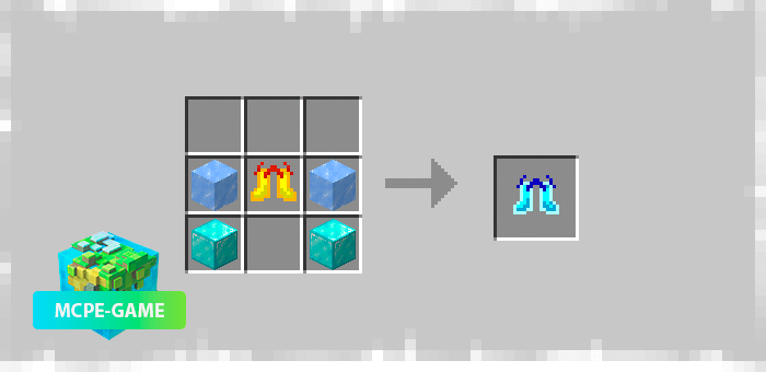 Frost Boots Crafting Recipe from the Dash Boots mod