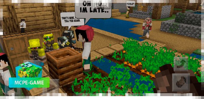 The normal life of Happy Villagers in Minecraft PE