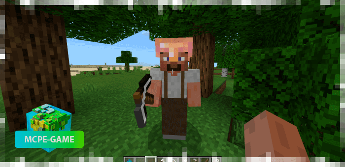 Miner from the Human Addon mod for Minecraft PE