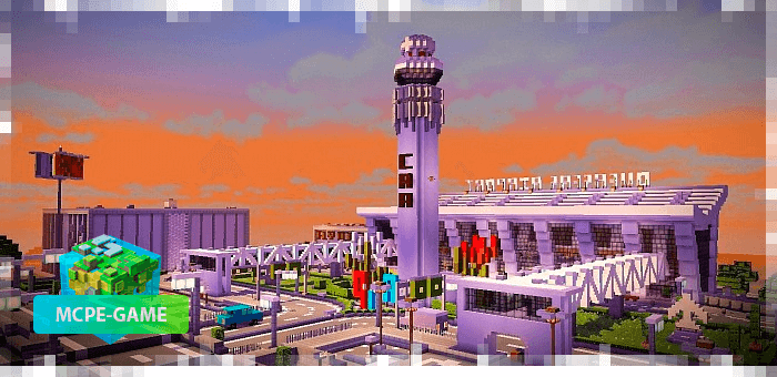 Kresgi City Airport in Minecraft PE