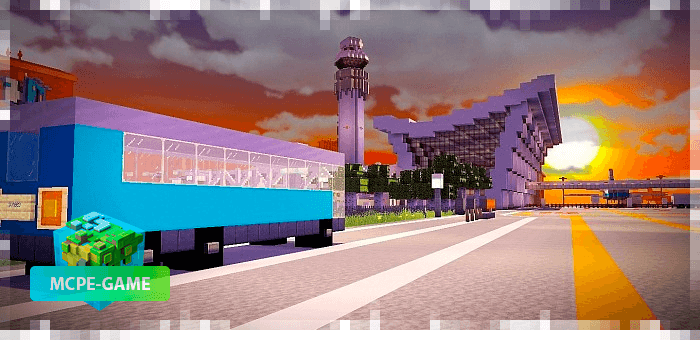 Kresgi City Airport in Minecraft PE